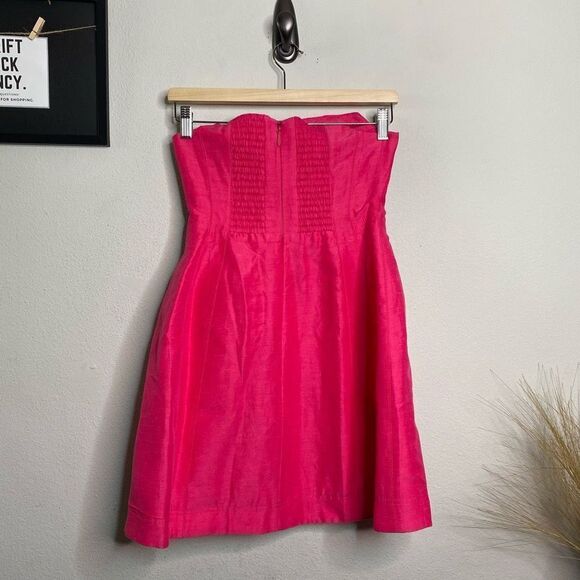 AJE Dress Strapless Bone Structured Pink Mini Dress Size AUS 4/ US 0 - Picture 5 of 10